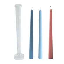 Handmade Candles Making Christmas Candle Mold Plastic Candle Molds DIY Art Crafts Tool Taper Shape Mould